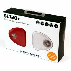 REELIGHT SL120+ Feux De Signalisation Sans Piles Avec Autonomie -Remorques vélo Soldes SL120 plus packaging