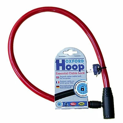 Antivol Cable 60 Cm Pour Vélo Hoop - Oxford 1 Antivol Cable 60 Cm Pour Vélo Hoop - Oxford