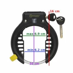 Antivol De Cadre Fer à Cheval Certifié ART Mega Lock Auvray 5 Antivol De Cadre Fer à Cheval Certifié ART Mega Lock Auvray -Remorques vélo Soldes antivol de cadre fer a cheval certifie art mega lock auvray full 3
