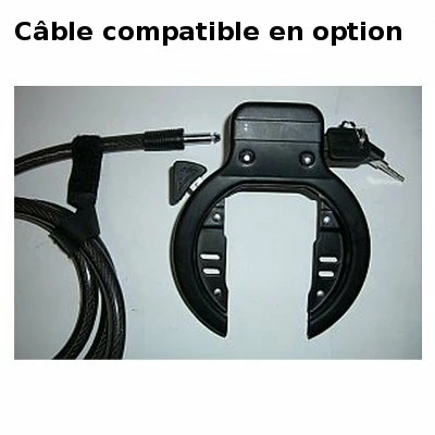 Point Antivol De Cadre XXL Plus Pour Roue Arrière De Vélo 3 Point Antivol De Cadre XXL Plus Pour Roue Arrière De Vélo – Image 3