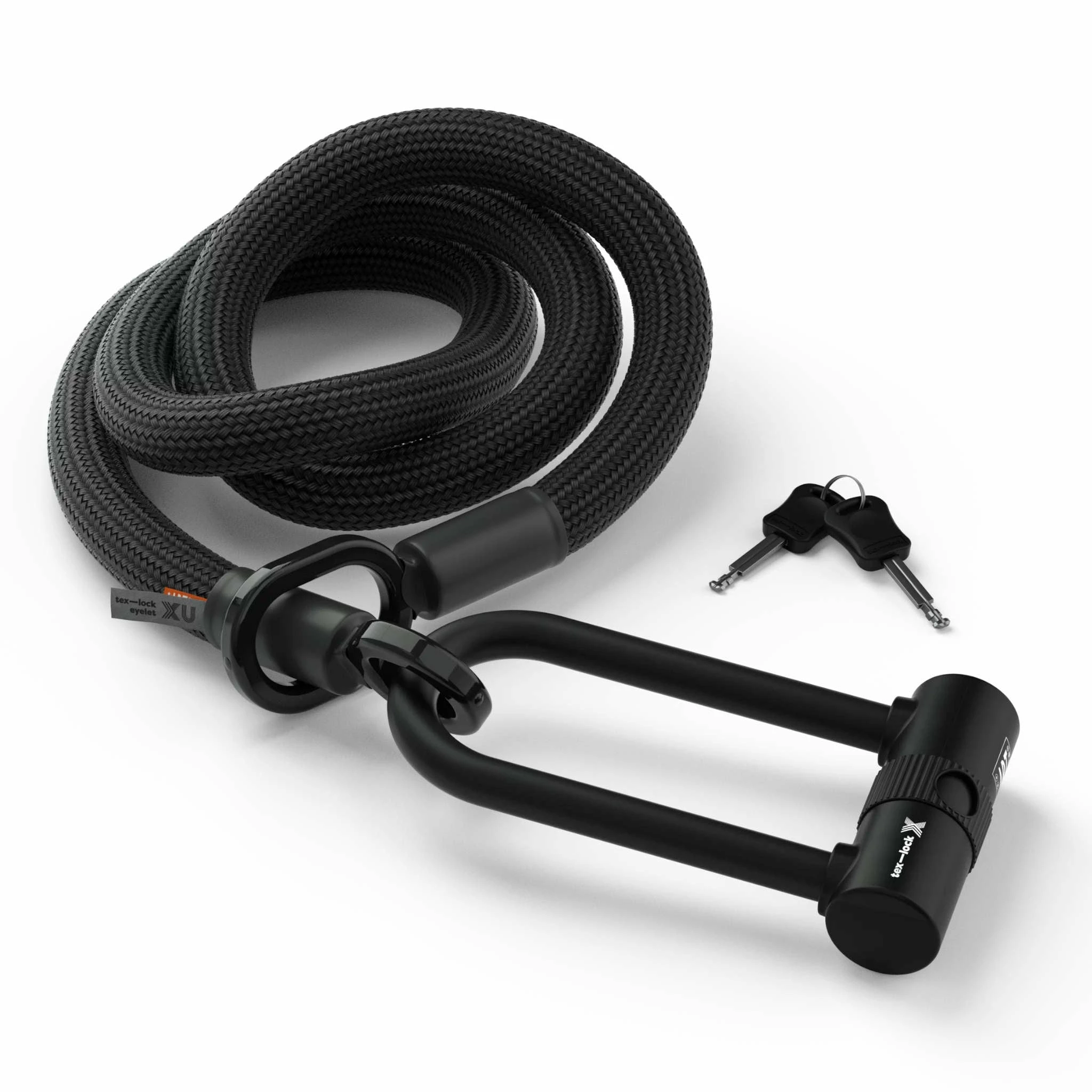 Antivol Tex-Lock Eyelet X-lock 160 Cm Certifié ART2 Et Sold Secure 1 Antivol Tex-Lock Eyelet X-lock 160 Cm Certifié ART2 Et Sold Secure