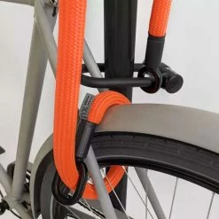 Antivol Tex-Lock Eyelet X-lock 160 Cm Certifié ART2 Et Sold Secure 9 Antivol Tex-Lock Eyelet X-lock 160 Cm Certifié ART2 Et Sold Secure -Remorques vélo Soldes antivol tex lock eyelet x orange 2