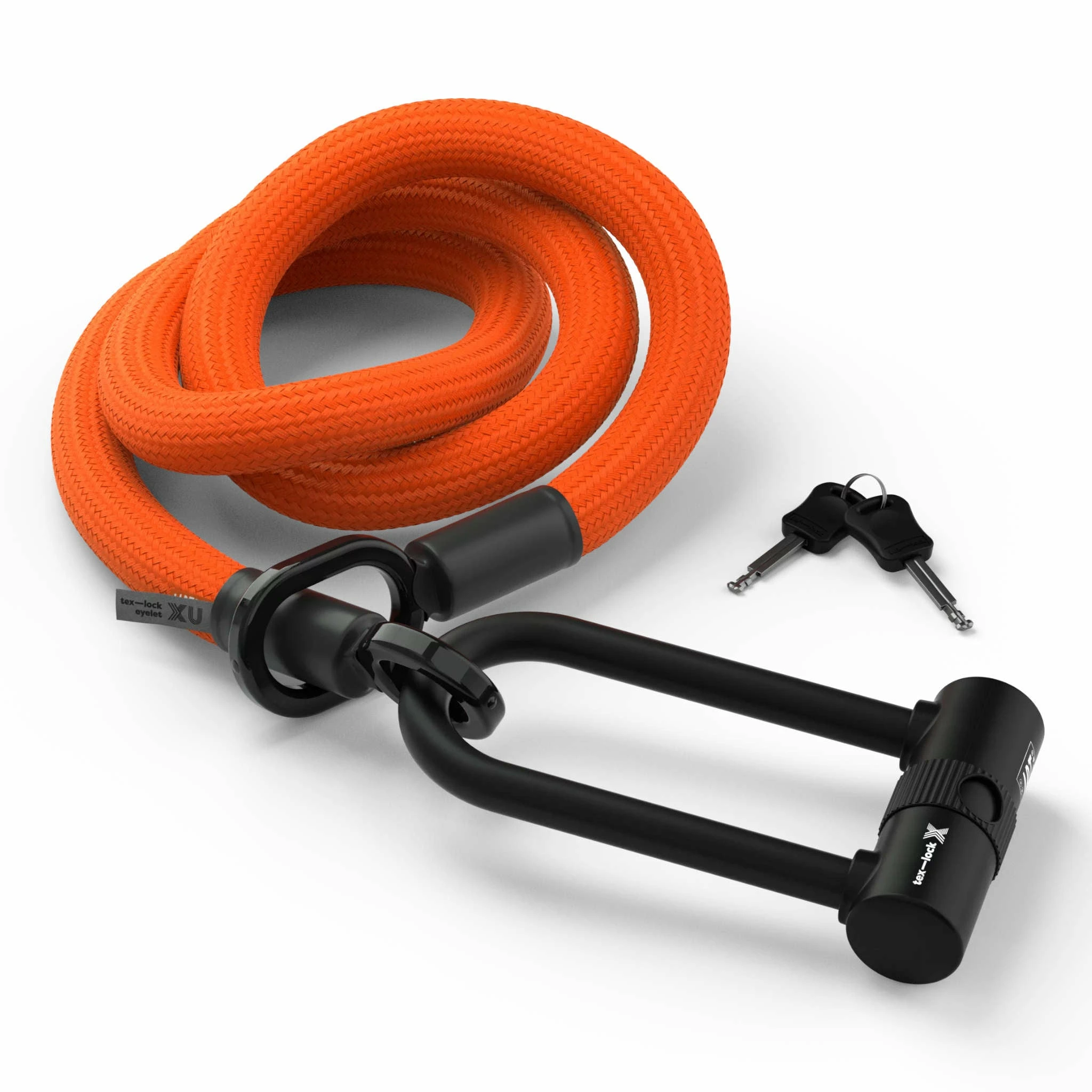 Antivol Tex-Lock Eyelet X-lock 160 Cm Certifié ART2 Et Sold Secure 2 Antivol Tex-Lock Eyelet X-lock 160 Cm Certifié ART2 Et Sold Secure – Image 2