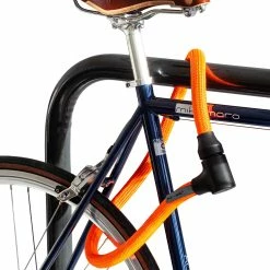 Antivol Câble 100 Cm Certifié ART2 Tex-Lock Orbit -Remorques vélo Soldes antivol tex lock orbit orange