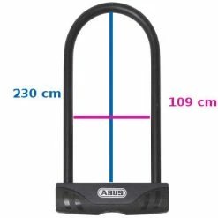 Antivol U Avec Fixation USH32 + Câble Facilo 32 Abus Cobra 120cm -Remorques vélo Soldes antivol u avec fixation ush32 cable facilo 32 abus cobra 120cm full 3