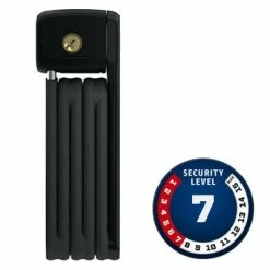 Antivol U Pliable Bordo Lite Mini à Clé Noir 6055/60 Abus -Remorques vélo Soldes antivol u pliable bordo lite mini a cle noir 6055 60 abus full 4