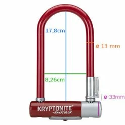Antivol Vélo Kryptolok Mini 7 Rouge - Kryptonite 9 Antivol Vélo Kryptolok Mini 7 Rouge - Kryptonite -Remorques vélo Soldes antivol velo kryptolok mini 7 rouge kryptonite full 4
