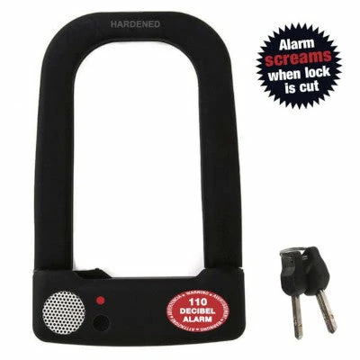 Antivol Vélo U à Clefs Avec Alarme De 110 Db Ultra Lock Alarm 3 Antivol Vélo U à Clefs Avec Alarme De 110 Db Ultra Lock Alarm – Image 3