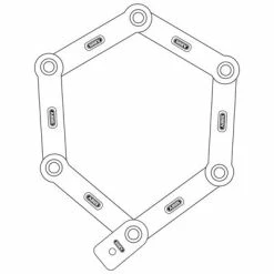 Antivol Vélo U Pliant Bordo Granit X-Plus 6500 110 Cm - Abus -Remorques vélo Soldes antivol velo u pliant bordo granit x plus 6500 110 cm abus full 3