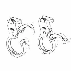 Attache Pour Feu Knog PWR Road Ou Trail -Remorques vélo Soldes attache pour feu knog pwr road ou trail full 6