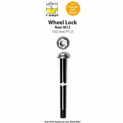 Antivol Pour Roues Avant Et Arrière à Axe Traversant M12 Pinhead -Remorques vélo Soldes axe antivol traversant roue arriere m12 162 1.5