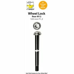 Antivol Pour Roues Avant Et Arrière à Axe Traversant M12 Pinhead -Remorques vélo Soldes axe antivol traversant roue arriere m12 169 1.5