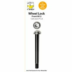 Antivol Pour Roues Avant Et Arrière à Axe Traversant M12 Pinhead -Remorques vélo Soldes axe antivol traversant roue avant m12 124 1.0