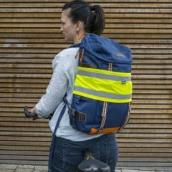 WOWOW Bandeau Réfléchissant Pour Sac à Dos Ou Sacoche Vélo -Remorques vélo Soldes bandeau reflechissant pour sac a dos ou sacoche velo full 4