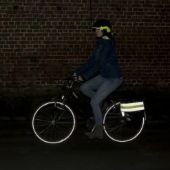 WOWOW Bandeau Réfléchissant Pour Sac à Dos Ou Sacoche Vélo -Remorques vélo Soldes bandeau reflechissant pour sac a dos ou sacoche velo full 5