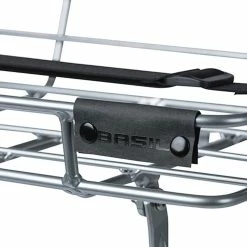 Porte-bagage Avant Aluminium Avec Rebords Portland Basil 13 Porte-bagage Avant Aluminium Avec Rebords Portland Basil -Remorques vélo Soldes basil portland porte bagage avant chrome 2