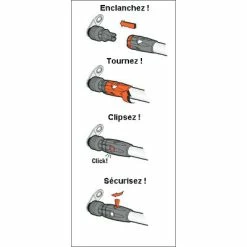 Bras Fixation Weber Sur Axe De Roue Remorque Vélo Hinterher -Remorques vélo Soldes bras fixation weber sur axe de roue remorque velo hinterher full 3