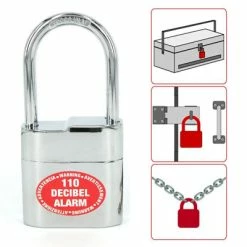 Cadenas Avec Alarme Pour Accessoire Et Cable Vélo Lock Alarm -Remorques vélo Soldes cadenas avec alarme pour accessoire et cable velo lock alarm full 3