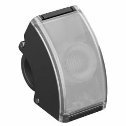 Eclairage Vélo Led Rechargeable Avant 220 Lumens Curve Bookman -Remorques vélo Soldes eclairage velo led rechargeable avant curve bookman noir full