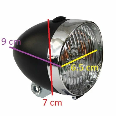 QT Cycle Feu Avant Vélo Vintage Sur Fourche 3 LEDs 4 QT Cycle Feu Avant Vélo Vintage Sur Fourche 3 LEDs – Image 4