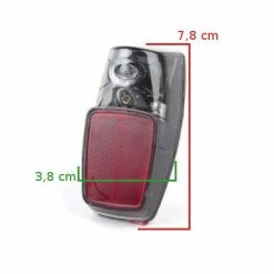 Ikzi Light Feu De Vélo Arrière Sur Garde Boue à Pile -Remorques vélo Soldes feu de velo arriere sur garde boue a pile full 4