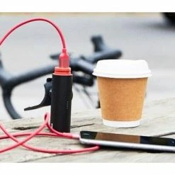 Feu Vélo Avant 450 Lumens PWR RIDER Avec Batterie Externe Knog -Remorques vélo Soldes feu velo avant 450 lumens pwr rider avec batterie externe knog full 5