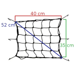 Oxford Filet De Maintien Pour Porte Bagage De Vélo -Remorques vélo Soldes filet de maintien pour porte bagage de velo full 4