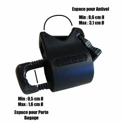 Fixation UGH 02 Pour Antivol U Sur Porte Bagage ABUS -Remorques vélo Soldes fixation ugh 02 pour antivol u sur porte bagage abus full 4