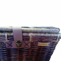 Grand Panier De Vélo En Rotin Denton L Basil -Remorques vélo Soldes grand panier de velo en rotin denton l basil full 6