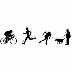 Paire De Bracelets Jaunes Réfléchissants Cyclisme Ryu Wowow -Remorques vélo Soldes paire de bracelets jaunes reflechissants cyclisme ryu wowow full 5