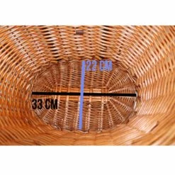 Panier Avant En Osier Pour Chien Sur Guidon - Trixie -Remorques vélo Soldes panier avant en osier pour chien sur guidon trixie full 3