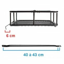 Panier Fixe Avant Pour Vélo Noir Take Away BLB -Remorques vélo Soldes panier fixe avant pour velo noir take away blb full 6