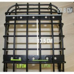 Panier Vélo Arrière Aluminium Fixe Cento Noir Mat Basil -Remorques vélo Soldes panier velo arriere aluminium fixe cento noir mat basil full 6