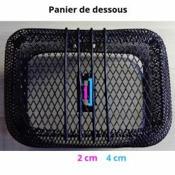Panier Vélo Avant En Acier 20 L Sur Potence Hapo-G -Remorques vélo Soldes panier velo avant en acier 20 l sur potence hapo g full 4