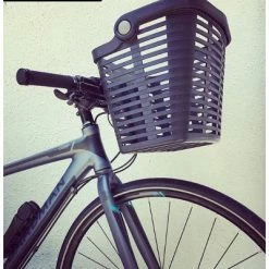 Bellelli Panier Vélo Avant Noir Inoxydable Sur Guidon -Remorques vélo Soldes panier velo avant noir inoxydable sur guidon full 5