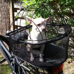 Maxxus Panier Vélo Pour Petit Chien En Acier Sur Porte Bagages -Remorques vélo Soldes panier velo pour petit chien en acier sur porte bagages full 4