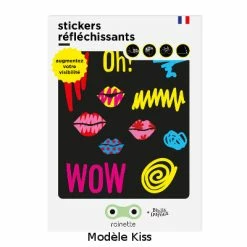 Planche De Stickers Réfléchissants Grand Format Rainette -Remorques vélo Soldes planche de stickers reflechissants grand format rainette full 4