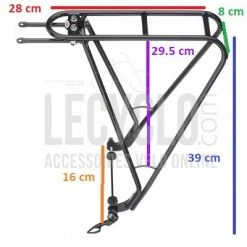 Porte-bagage Arrière De Vélo 26 Pouces TUBUS - DISCO -Remorques vélo Soldes porte bagage arriere de velo 26 pouces tubus disco full 3