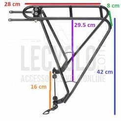 Porte-bagage Arrière De Vélo 28 Pouces TUBUS - DISCO -Remorques vélo Soldes porte bagage arriere de velo 28 pouces tubus disco full 3