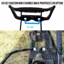 Point Porte Bagage Arrière Noir Pour Vélo 26 Pouces -Remorques vélo Soldes porte bagage arriere noir pour velo 26 pouces full 3