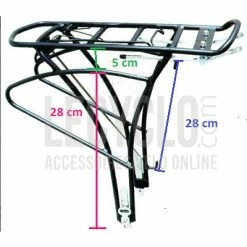 Monz Porte Bagage Arrière Pour Vélo De 24 à 28 Pouces -Remorques vélo Soldes porte bagage arriere pour velo de 24 a 28 pouces full 4