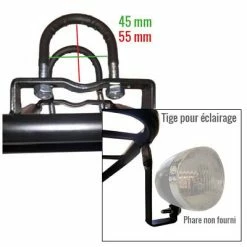 Porte Bagage De Vélo Avant Large Steco -Remorques vélo Soldes porte bagage de velo avant large steco full 5