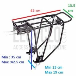 Point Porte Bagage De Vélo Avec Support Sacoche -Remorques vélo Soldes porte bagage de velo avec support sacoche full 3