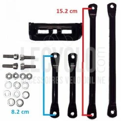 Porte Bagage Noir Charge 35 Kg Vélo Steco 7 Porte Bagage Noir Charge 35 Kg Vélo Steco -Remorques vélo Soldes porte bagage noir charge 35 kg velo steco full 4