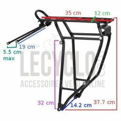 Porte Bagage Rack3 Ortlieb Pour Quick Lock 3 Et 3.1 -Remorques vélo Soldes porte bagage rack3 ortlieb pour quick lock 3 et 3 1 full 6