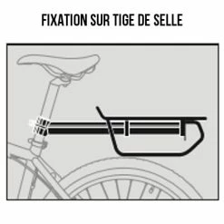 ZEFAL Porte Bagage Raider R30 Sur Tige De Selle - Zéfal -Remorques vélo Soldes porte bagage raider r30 sur tige de selle zefal full 3