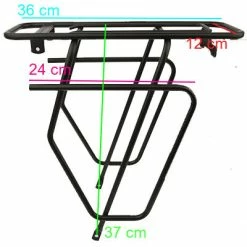 Porte-bagages Arrière Jusqu'à 25 Kg Tublic Slim Steco -Remorques vélo Soldes porte bagages arriere jusqu a 25 kg tublic slim steco full 3