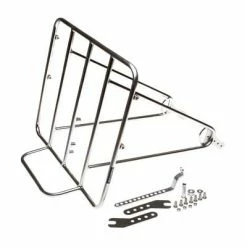 Porte-bagages Avant Argent Pour Vélo Frontière - BLB -Remorques vélo Soldes porte bagages avant argent pour velo frontiere blb full 5