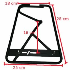 Point Porte-bagages Avant Sur Fourche De Vélo -Remorques vélo Soldes porte bagages avant sur fourche de velo full 4