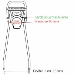Porte Bagages Vélo Arrière Racktime Addit 26 à 28 Pouces -Remorques vélo Soldes porte bagages velo arriere racktime addit 26 a 28 pouces full 4